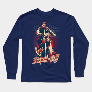 keanu ride pop art Long Sleeve T-Shirt